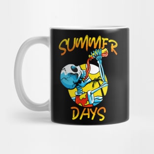 Skeleton drunk summer Mug